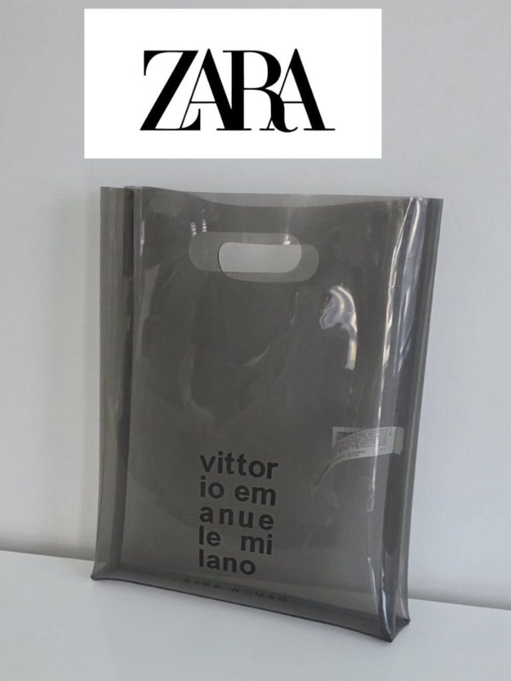 ZARA CLEAR BOOK BAG!  NWOT🆕🆕🆕